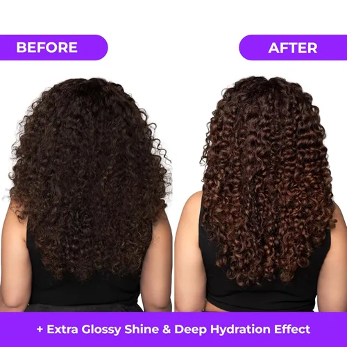Miniatura 4 de naissant Tratamiento capilar con aceite de coco, control de encrespamiento, protección contra el calor, protección UV para cabello teñido y natural