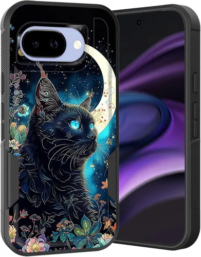 Miniatura 43 de Funda para Pixel 6A, Híbrida de Doble Capa de Servicio Pesado Resistente a Prueba de Golpes PC Duro + Funda Protectora de Silicona Suave para Google