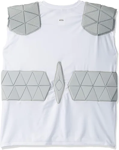Miniatura 2 de CHAMPRO Camisa de compresión sin mangas con relleno de fútbol Tri-Flex para hombre