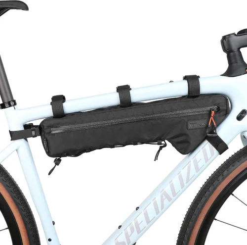 Miniatura 12 de Rhinowalk Bolsa de Marco Frontal de Bicicleta Bolsa Bajo Tubo Superior Triangular Accesorios de Ciclismo de 1.7L de Nylon Ligero para Bicicleta