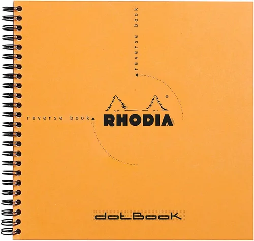 Miniatura 4 de Rhodia Graph Reverse Standard Notebook, One Notebook, Black
