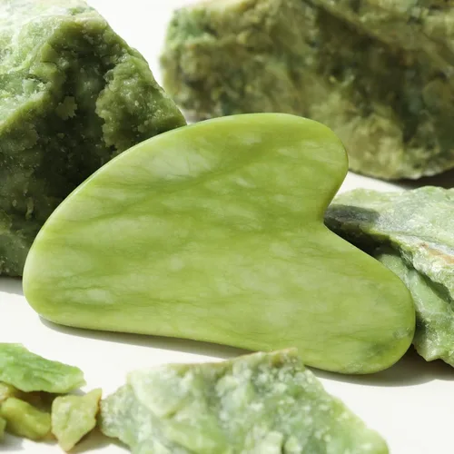 Miniatura 8 de huefull Herramienta natural de jade Xiuyan Gua Sha para cara y cuerpo, regalo de cuidado personal para mujeres y hombres
