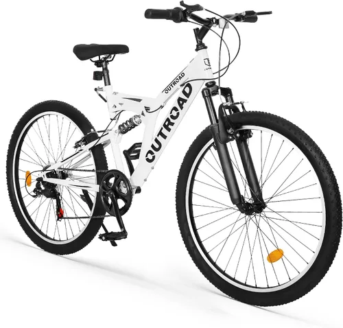 Miniatura 8 de 26 Inch Mountain Bike for Adult Men Women, 7 Speed Mountian Bicycle with Dual V Brake Suspension MTB Bicycle, Multiple