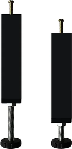 Miniatura 2 de Patas de soporte de metal para muebles, altura ajustable, marco central de cama resistente, elevadores de pies para plataforma Queen/King, piezas