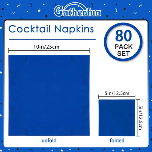 Miniatura 3 de Servilletas de cóctel de 3 capas, 80 unidades, servilletas de papel desechables, servilletas de cóctel de papel, servilletas de cena