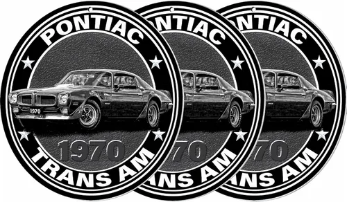 Miniatura 17 de Brotherhood Letreros de metal de metal con emblema de Trans Am de alto rendimiento, reproducción de fotografía de pájaro, letrero redondo