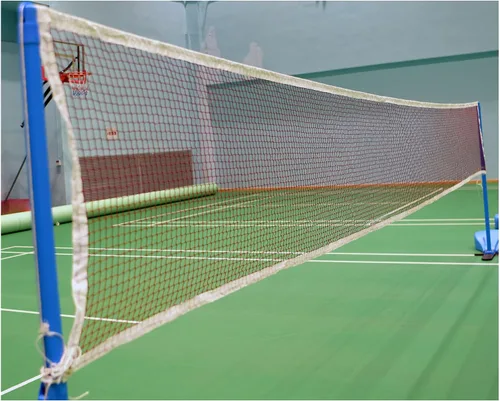 Miniatura 8 de Red de bádminton de nailon portátil para tenis, red deportiva para interior/exterior, patio trasero, patio escolar, jardín, 20 pies x 2.5 pies