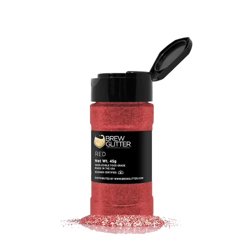 Miniatura 41 de Brillo de cerveza rosa comestible para bebidas, cócteles, cerveza, purpurina y bebidas Certificado Kosher y Halal 100% comestible y de grado