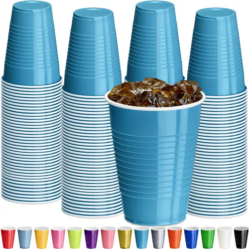 Miniatura 17 de DecorRack - Vasos desechables y reutilizables de 12 onzas para fiestas de cumpleaños, despedidas de soltera, campamentos, eventos en interiores y al