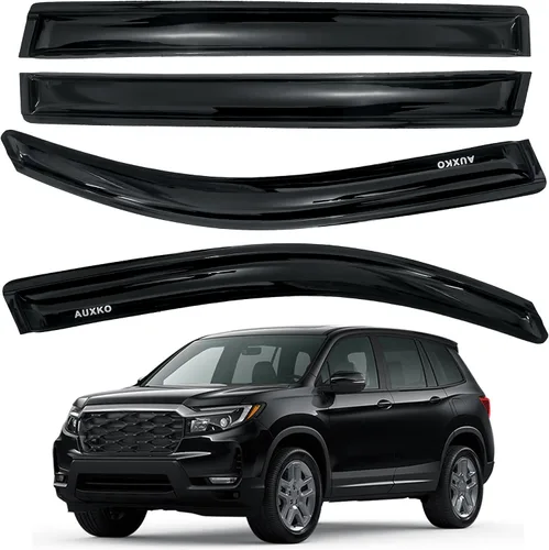 Miniatura 20 de AUXKO Protector de lluvia de ventana para Honda HRV 2023 2024 2025 2026 exterior con cinta adhesiva inastillable, protector de humo solar, visera