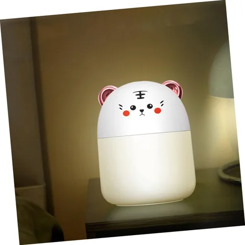 Miniatura 9 de Toyvian Mini humidificador de tigre de dibujos animados USB portátil de oficina con luz nocturna compacta silenciosa ultrasónica humectante de aire