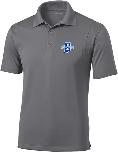 Miniatura 128 de Polo atlético de micro piqué NCAA para hombre Prime con cuello propio