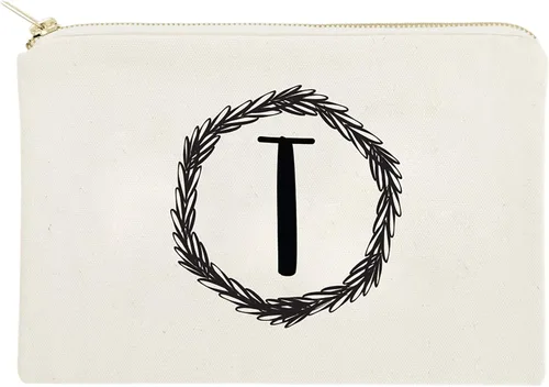 Miniatura 14 de The Cotton & Canvas Co. Bolsa de cosméticos personalizada con monograma y bolsa de maquillaje de viaje, A