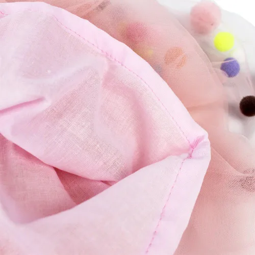 Miniatura 6 de YOHA Vestido tutú de cumpleaños para niñas pequeñas, tutú de sirena, suave, con pompones, para niñas pequeñas