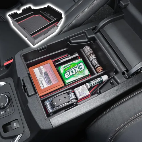 Miniatura 8 de RUNROAD Bandeja organizadora de consola central compatible con Chevy Traverse 2018-2021 2022 2023, caja de almacenamiento secundaria, bandeja