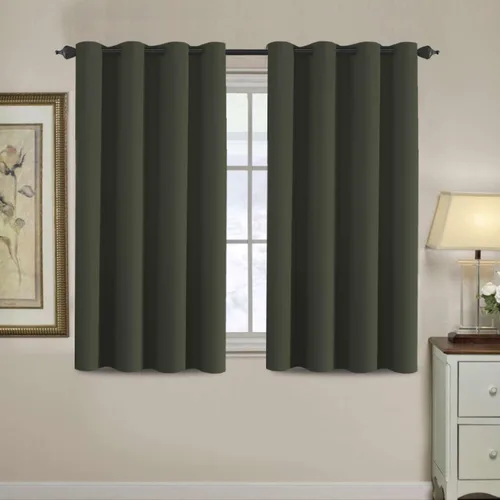 Miniatura 149 de H.VERSAILTEX - Cortinas blackout con aislamiento térmico y ojales en la parte superior, para patios, puertas correderas y división de habitaciones