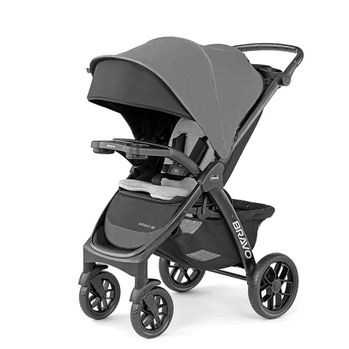 Miniatura 10 de Sistema de viaje Chicco Bravo Primo ClearTex Trio, cochecito plegable Chicco Bravo Primo con asiento de automóvil infantil Chicco KeyFit Max Zip