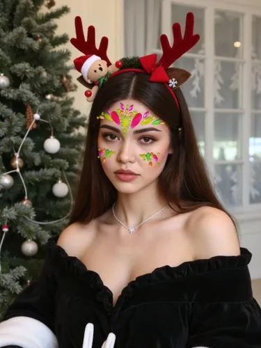 Miniatura 6 de Topz Pegatina de gemas faciales de neón para la cara, maquillaje de Halloween, tatuajes faciales de arco iris, gemas de cristal para ojos