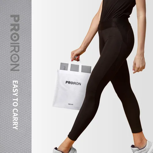 Miniatura 7 de PROIRON Esterilla de Yoga Plegable 0.24"/0.16" para Entrenamiento en Casa y Viajes, Esterillas de Yoga de Viaje Antideslizantes con Bolsa