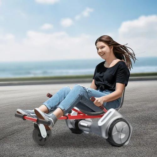 Miniatura 3 de Accesorio de asiento para aeropatineta, asiento de equilibrio ajustable para scooter de 6.5 a 10 pulgadas, Hoverboard Go Kart con absorción