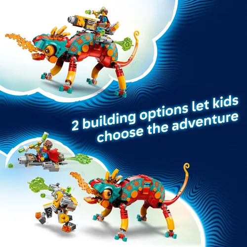 Miniatura 3 de LEGO DREAMZzz - Juguete de construcción de camaleón de fuego de Mateo, juego de simulación para niños, a partir de 7 años, juguete de narración