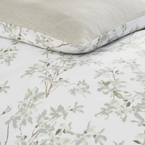 Miniatura 8 de Laura Ashley Casa - Juego de funda de edredón tamaño individual, ropa de cama reversible de algodón con funda a juego, ropa de cama de peso medio