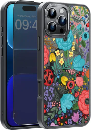 Miniatura 27 de Goodon Funda para iPhone 17 Pro con protector de pantalla de privacidad, compatible con Magsafe, a prueba de golpes, translúcida mate, bonita funda