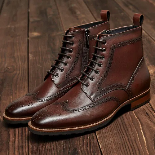 Miniatura 2 de Botas Oxford casuales para hombre, botas de vestir Chukka para hombre