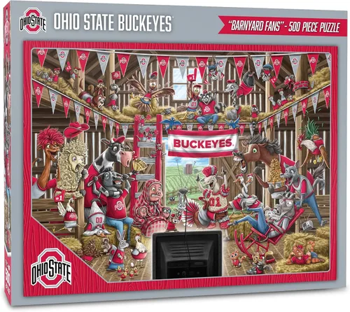 Miniatura 36 de YouTheFan NCAA Barnyard Fans - Rompecabezas de 500 piezas