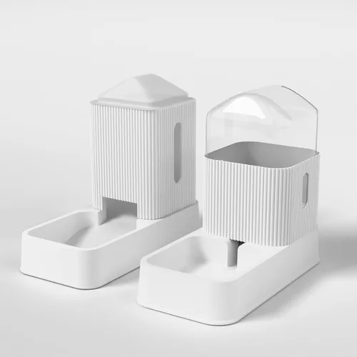 Comedero automático para gatos y dispensador de agua, 2 unidades, alimentador de alimentos por gravedad para perros y cuenco de agua para mascotas