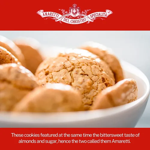Miniatura 8 de Amaretti Chiostro di Sarrono Galletas crujientes – Snacks sin gluten – Lata de galletas italianas – Galletas gourmet tradicionales – Galletas