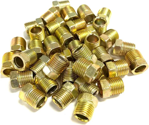 Miniatura 4 de The Stop Shop Tuercas de tubo invertido para tubo de 5/16 pulgadas, 1/2"-20 hilos (paquete de 4)
