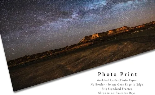 Miniatura 2 de Impresión fotográfica de cielo nocturno (no enmarcado) imagen de la Vía Láctea sobre la mesa en el espacio del desierto de Arizona, arte de pared
