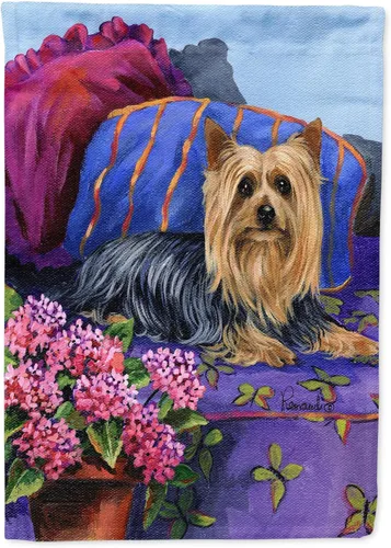 Miniatura 389 de Caroline's Treasures PPP3097CHF - Pijama de Navidad con diseño de bulldog francés para colgar en la pared, poliéster, tamaño de casa, multicolor