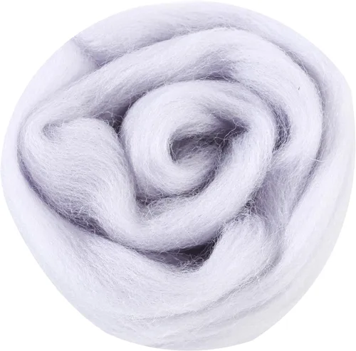 Miniatura 105 de 24 tipos de lana rosa, 4.23 oz (120 g), adecuado para fieltro húmedo y fieltro de aguja de telas hiladas de lana. Un paquete de prueba está Tonos