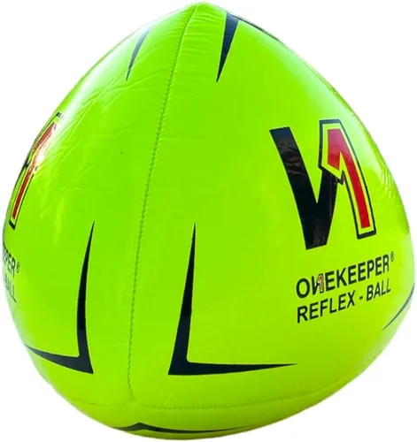 Miniatura 7 de ONEKEEPER Pelota de reflejo y reacción para fútbol - Blanco, naranja, azul, rosa y amarillo fluo, entrenamiento de agilidad y coordinación