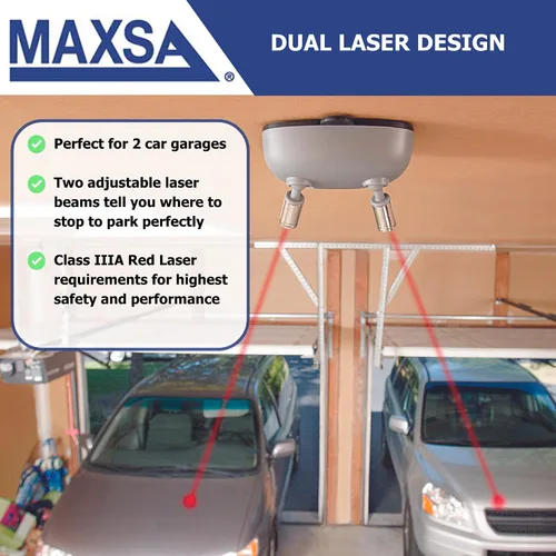 Miniatura 4 de Innovaciones Maxsa park derecho cochera láser, Classic, Plateado