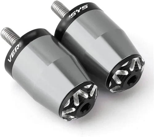 Miniatura 8 de for Kawasaki for VERSYS 300 X 650 2017-2021 Motorcycle Handlebar End Aluminum Handle Bar End Caps Balanced Plug Grips Cap with Logo Handle Bar Black