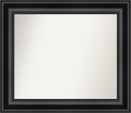 Miniatura 7 de Amanti Art Espejo personalizado, espejo de baño negro puente, espejo de pared o espejo de tocador de baño sobre el fregadero (26 x 26 pulgadas)