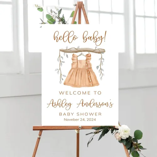 Miniatura 24 de Personalized Baby Shower Welcome Sign, Baby Shower Decoration Customised Baby Shower Party Sign Decor, Baby Shower Sign, Yard Sign Oudoor Party #10