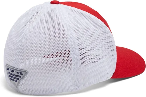 Miniatura 983 de Columbia - Gorra de malla con bandera con árboles unisex para adultos, corona alta