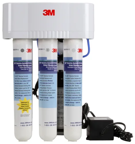 3M Aqua-Pure - Sistema de filtro de agua de ósmosis inversa para debajo del fregadero 3MRO501,98088