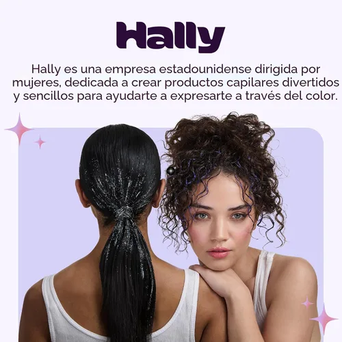 Miniatura 6 de Hally Hair Coloración Temporal de Cabello, Shade Stix (Azul) - Accesorios de Maquillaje para Cabello para Niños, Adolescentes y Adultos - 12 ml