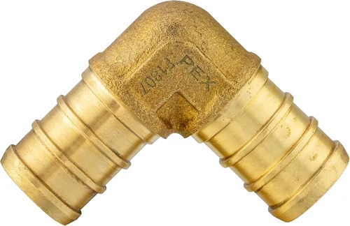 Miniatura 5 de Efield Pex-B Combo de tuberías y accesorios: tubo de 1/2 pulgada (2 rollos x75 pies = 150 pies, rojo y azul) Paquete de 24 accesorios de crimpado