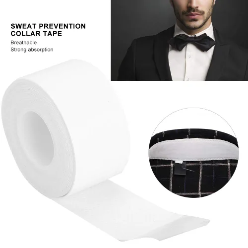 Miniatura 4 de Protector de cuello, almohadillas de sudor, desechables para prevención de sudor, cinta adhesiva para cuello, parches antisuciedad, almohadillas