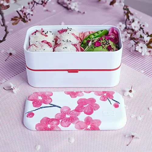 Miniatura 5 de monbento - Bento Box Adult MB Original Blossom - 2 compartimentos a prueba de fugas - Lonchera apilable perfecta para el trabajo/picnic/deportes