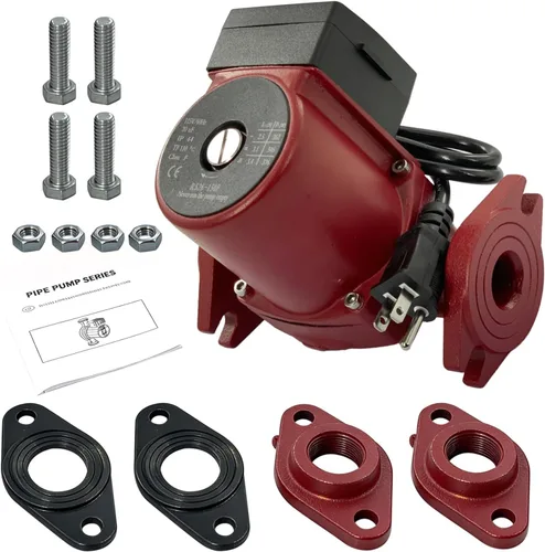 Miniatura 22 de UPS26-99FC 52722512 Bomba de circulador de agua/bomba de caldera 1/6HP Compatible con calefacción radiante, calefacción hidrónico, calefacción
