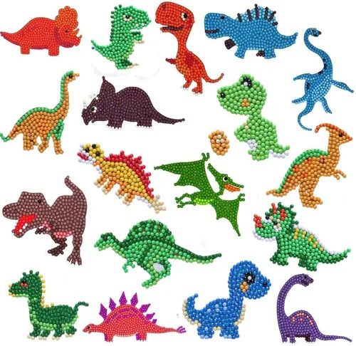 Miniatura 11 de Labeol Kits de arte de diamantes para niños y niñas de 6 a 8 a 10 a 12 años, fáciles de hacer tú mismo, creativas calcomanías de arte de diamantes