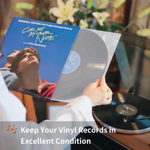 Miniatura 2 de Fundas interiores para discos de vinilo, 30 fundas interiores de vinilo LP antiestáticas de 12 pulgadas, fundas protectoras de vinilo de plástico