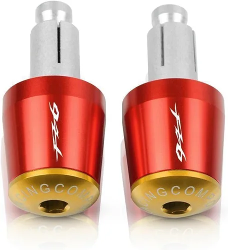 Miniatura 14 de Motorcycle Handlebar Grips End Handle Bar Cap Ends Plug for Yamaha FZ6 FAZER FAZER600 FZ6S FZ6N FZ6S2 FZ6R S2 SJ6S FZ600 FZ-6 (Color : Black-Red)